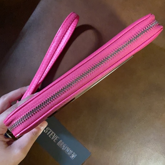 Hot Pink Steve Madden Wallet Clutch - Picture 4 of 10